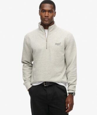 Essential Logo Sweatshirt met halve rits