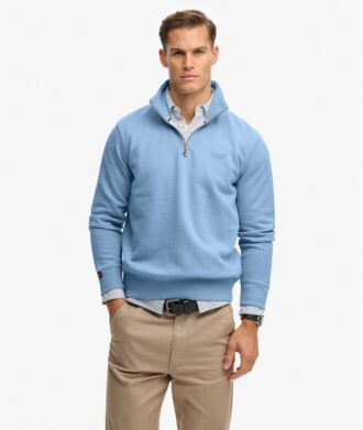 Essential Logo Sweatshirt met halve rits