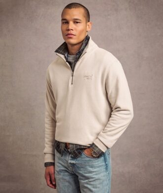 Essential Logo Sweatshirt met halve rits