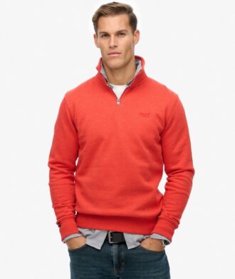 Essential Logo Sweatshirt met halve rits