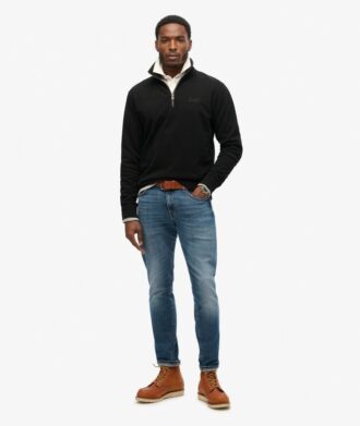 Essential Logo Sweatshirt met halve rits