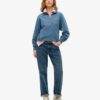 Essential Logo Sweatshirt met halve rits
