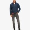Essential Logo Sweatshirt met halve rits