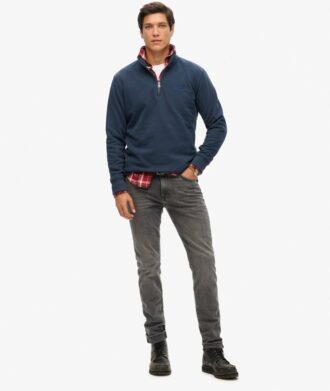 Essential Logo Sweatshirt met halve rits