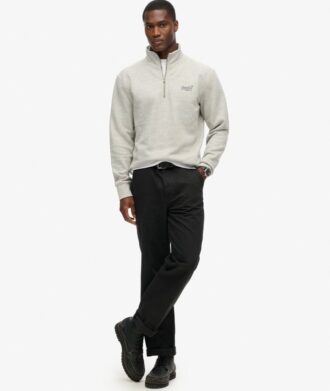 Essential Logo Sweatshirt met halve rits