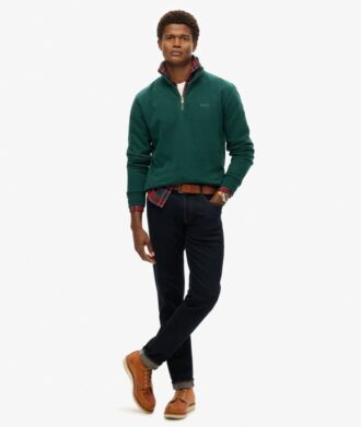 Essential Logo Sweatshirt met halve rits