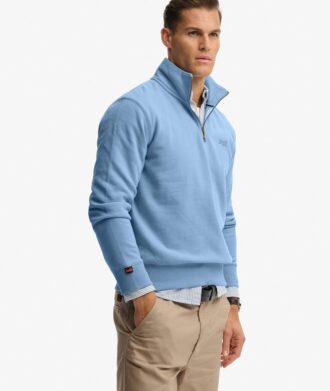 Essential Logo Sweatshirt met halve rits