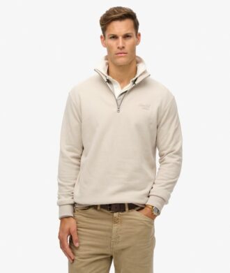 Essential Logo Sweatshirt met halve rits