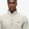Essential Logo Sweatshirt met halve rits
