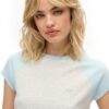 Essential-raglan-T-shirt van Organic Cotton met logo Essential-raglan-T-shirt van Organic Cotton met logo