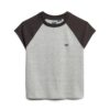 Essential-raglan-T-shirt van Organic Cotton met logo Essential-raglan-T-shirt van Organic Cotton met logo