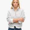Essential Sweatshirt met halve rits