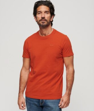 Essential T-shirt met klein logo van Organic Cotton