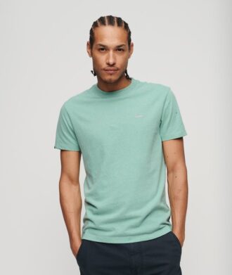 Essential T-shirt met klein logo van Organic Cotton