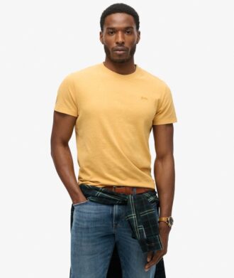 Essential T-shirt met klein logo van Organic Cotton