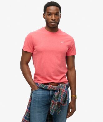 Essential T-shirt met klein logo van Organic Cotton