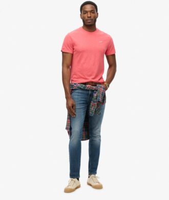 Essential T-shirt met klein logo van Organic Cotton