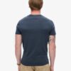 Essentieel gewassen T-shirt met zak