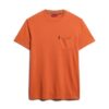 Essentieel gewassen T-shirt met zak