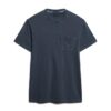 Essentieel gewassen T-shirt met zak