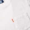 Essentieel gewassen T-shirt met zak