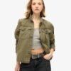 Essentiële cropped cami-top met kanten rand