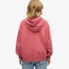 Essentiële oversized raglan-hoodie met rits en logo