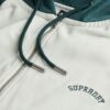Essentiële oversized raglan-hoodie met rits en logo