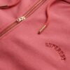 Essentiële oversized raglan-hoodie met rits en logo