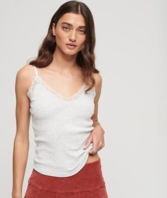 Essentiële rib-cami-top van Organic Cotton