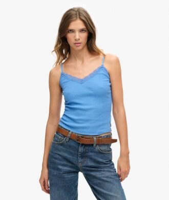 Essentiële rib-cami-top van Organic Cotton