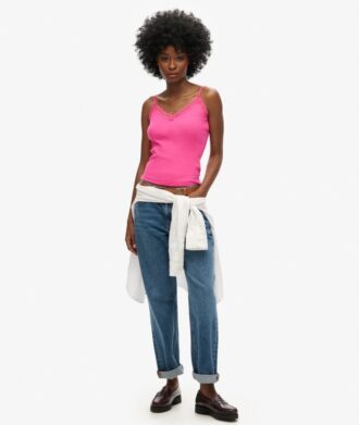 Essentiële rib-cami-top van Organic Cotton