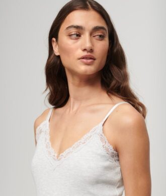 Essentiële rib-cami-top van Organic Cotton