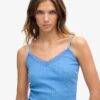 Essentiële rib-cami-top van Organic Cotton