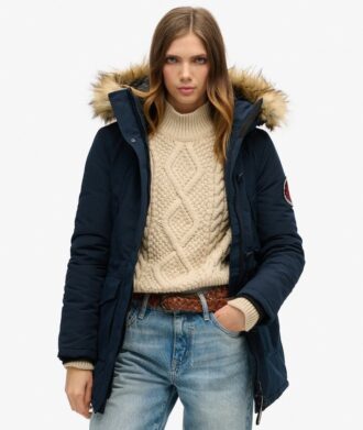 Everest Hooded parka van imitatiebont