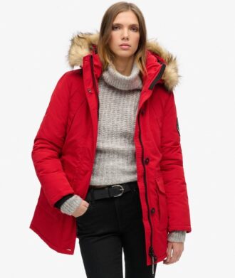 Everest Hooded parka van imitatiebont