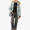 Everest Hooded parka van imitatiebont