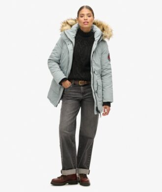 Everest Hooded parka van imitatiebont