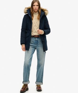 Everest Hooded parka van imitatiebont