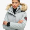 Everest Hooded parka van imitatiebont