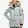 Everest Hooded parka van imitatiebont