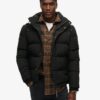 Everest kort pufferjack met capuchon