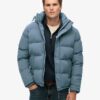 Everest kort pufferjack met capuchon