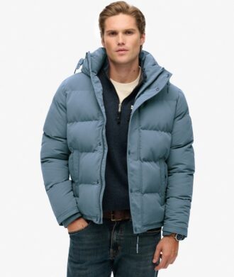Everest kort pufferjack met capuchon