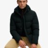 Everest kort pufferjack met capuchon