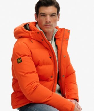 Everest kort pufferjack met capuchon