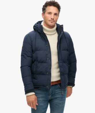 Everest kort pufferjack met capuchon