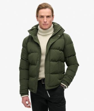 Everest kort pufferjack met capuchon