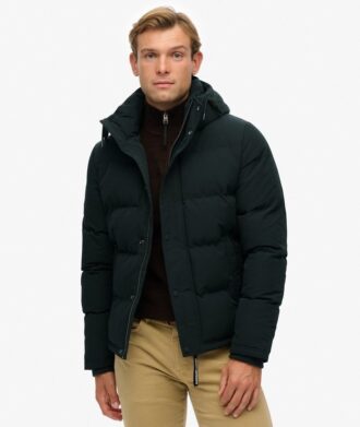 Everest kort pufferjack met capuchon