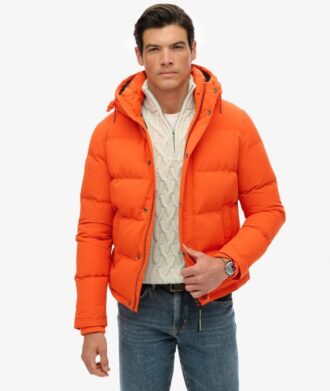 Everest kort pufferjack met capuchon